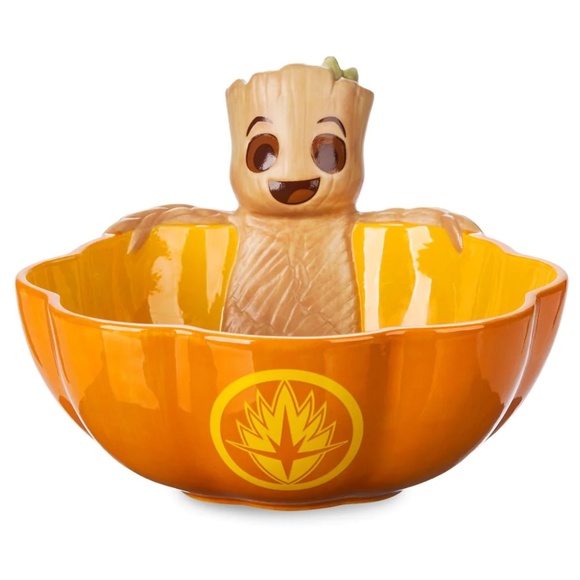 Disney Other - 2022 Disney Marvel Baby Groot Halloween Candy Bowl Guardians of the Galaxy - NEW